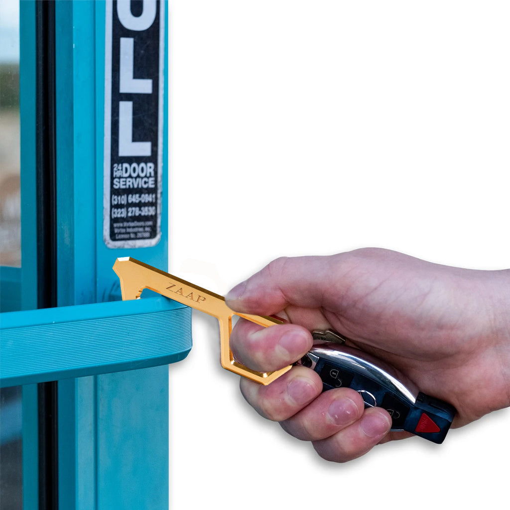 TOUCHLESS HAND DOOR OPENER & STYLUS (Covid Safety Device, Antimicrobial Copper alloy)